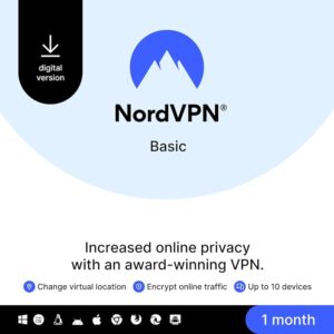 Nord VPN Basic 1 miesiąc / 6 urządzeń