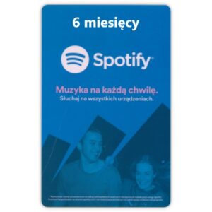 Spotify 6 miesięcy - Doładowanie