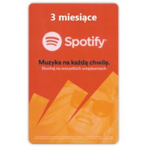 Spotify 3 miesiące - Doładowanie