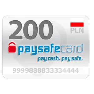 Paysafecard 200 PLN - Karta przedpłacona
