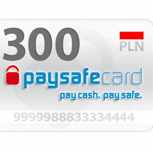 Paysafecard 300 PLN - Karta przedpłacona