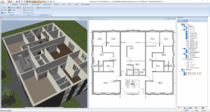 cad architecture 11 3d topview
