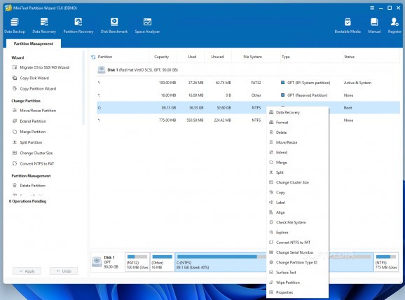 Partition Wizard Server Edition 1