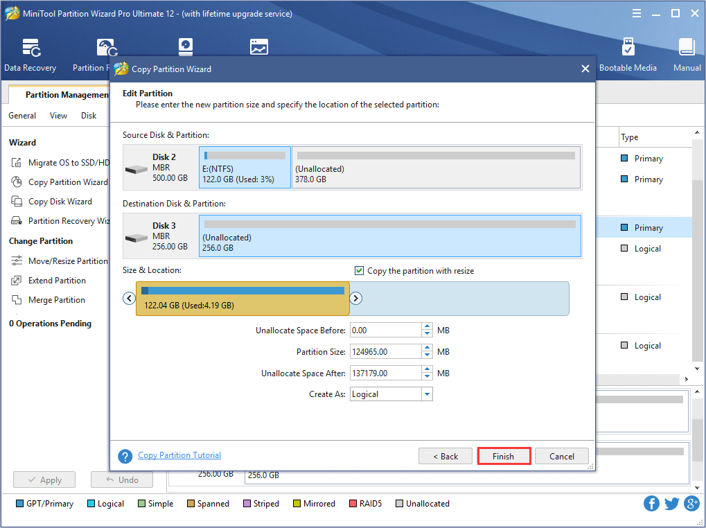 copy partition wizard 5